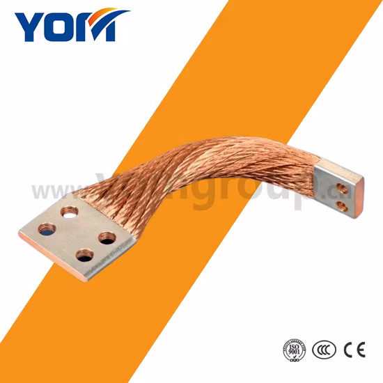 Гибкая заземляющая медная проволока, оплетка, заземляющий ремешок, луженая плетеная медная проволока